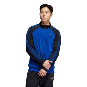 Adidas Men's Blue and Black Windbreaker